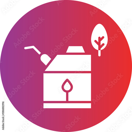 Eco Fuel Icon Style