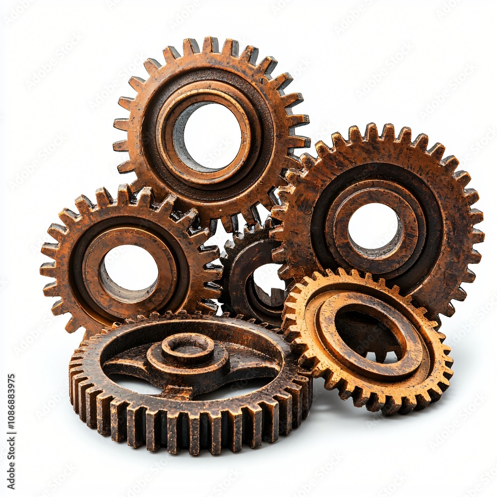 Rusty Gears Mechanism Teamwork Engineering Industry Rusty Gears Mechanism Teamwork Engineering Industry