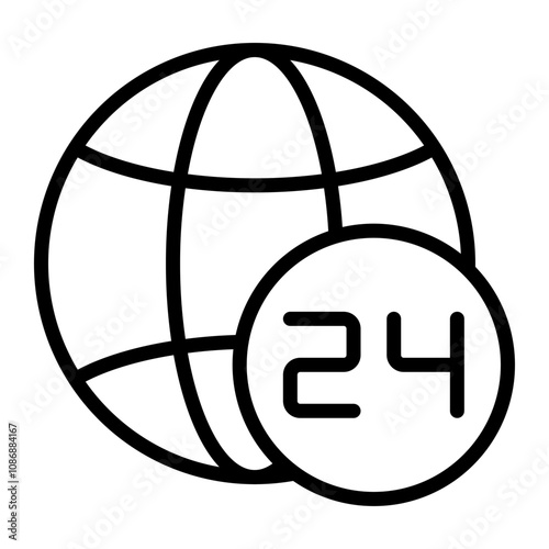 High Availability Vector Line Icon Design