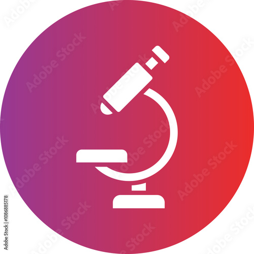 Microscope Icon Style
