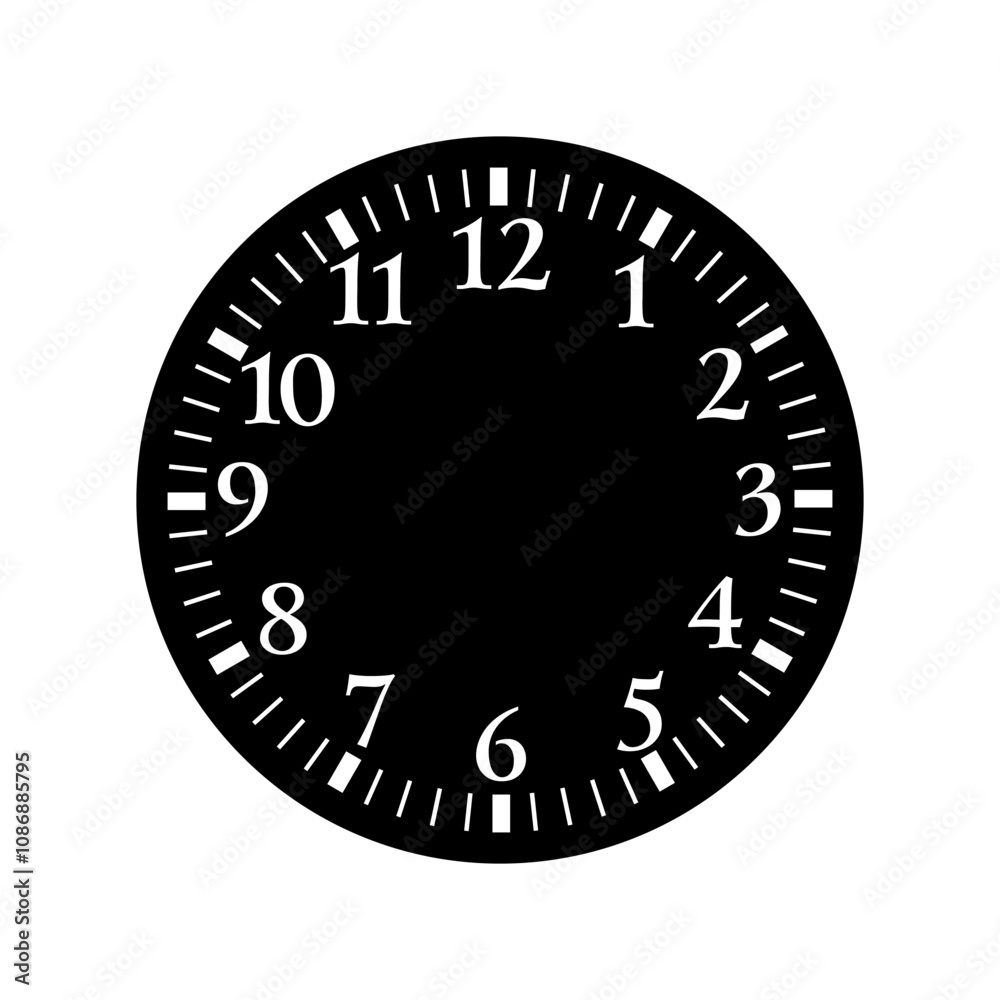 Clock face icon vector. Time illustration sign. Clock symbol. Wall clock logo. Clock face icon vector. Time illustration sign. Clock symbol. Wall clock logo.