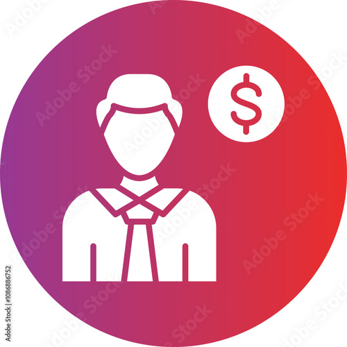 Employee Costs Icon Style