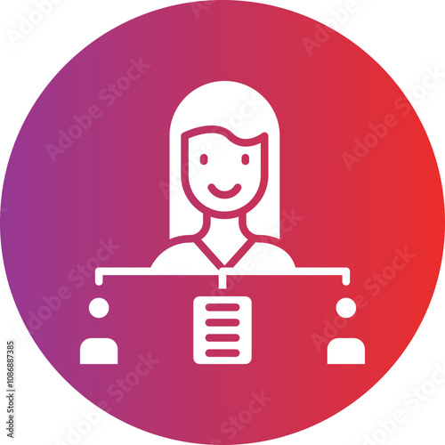 Delegation Of Work Icon Style