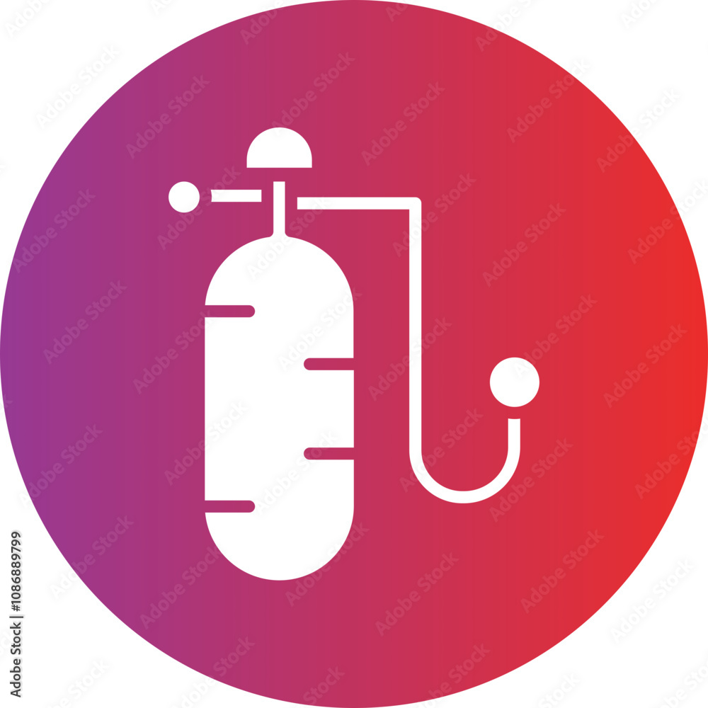 Oxygen Tank Icon Style Oxygen Tank Icon Style