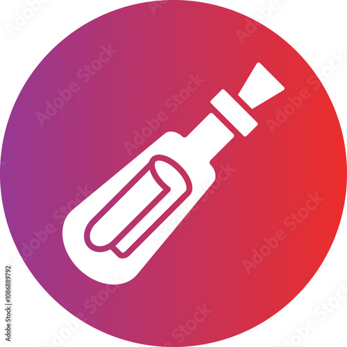 Message In Bottle Icon Style