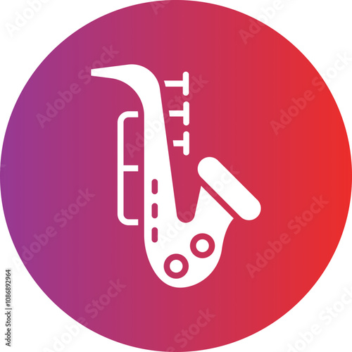 Saxophone Icon Style