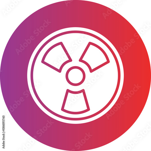 Radiation Icon Style