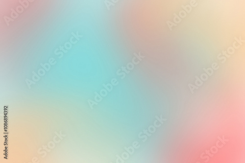 Abstract pastel blue pink peachy gradient background