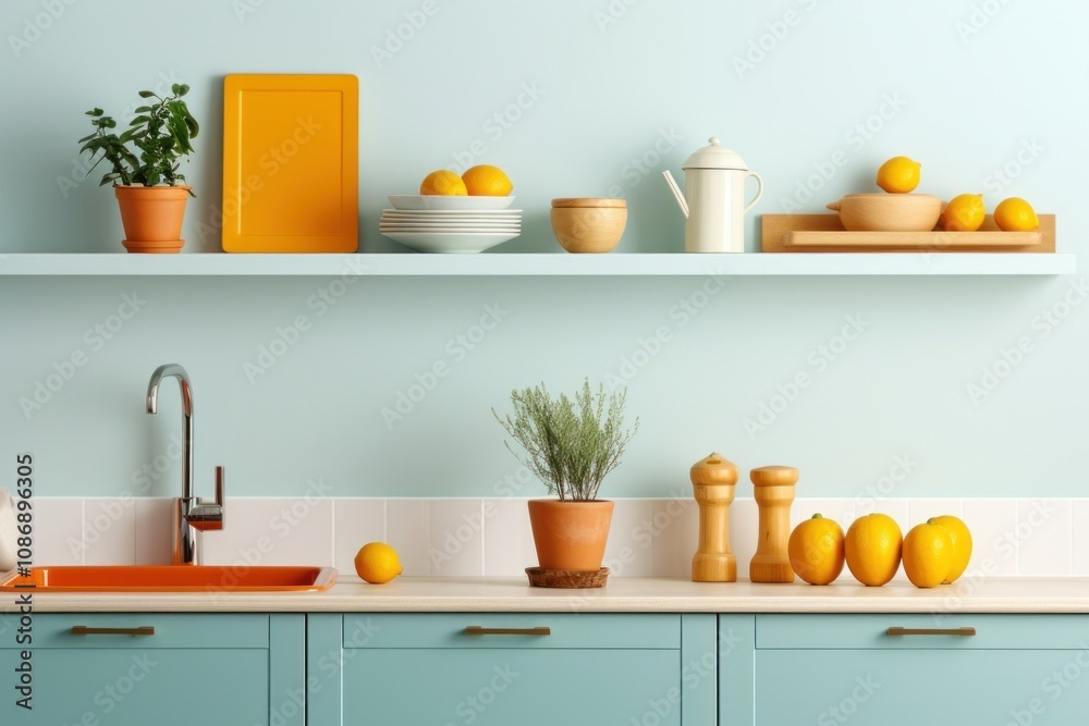Kitchen grapefruit furniture shelf. Kitchen grapefruit furniture shelf.