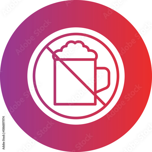 Beer Sign Icon Style