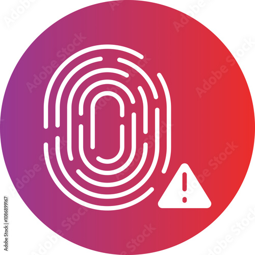 Biometric Error Icon Style