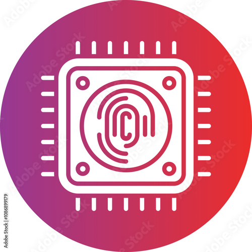 Biometric Cpu Icon Style