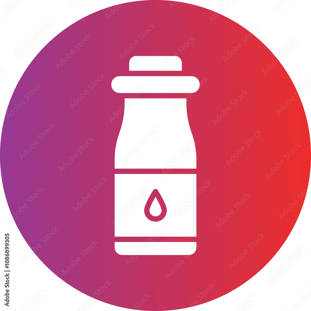 Milk Bottle Icon Style Milk Bottle Icon Style