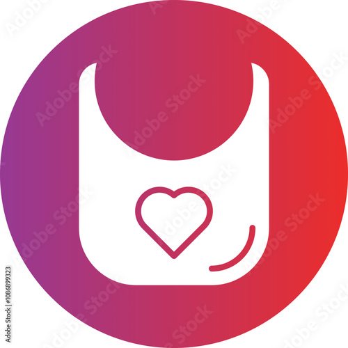 Baby Bib Icon Style