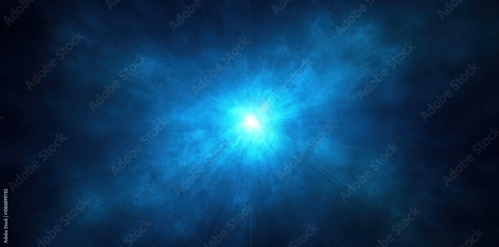 Bright Blue Light Emitting from a Deep Dark Nebula Bright Blue Light Emitting from a Deep Dark Nebula
