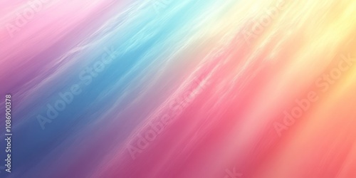 Abstract Blurred Background with Diagonal Gradient of Pastel Colors