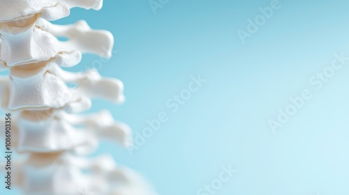 Chiropractic Alignment, detailed closeup of a chiropractic adjustment in a clean, minimalist setting, emphasizing precision and care in a tranquil environment