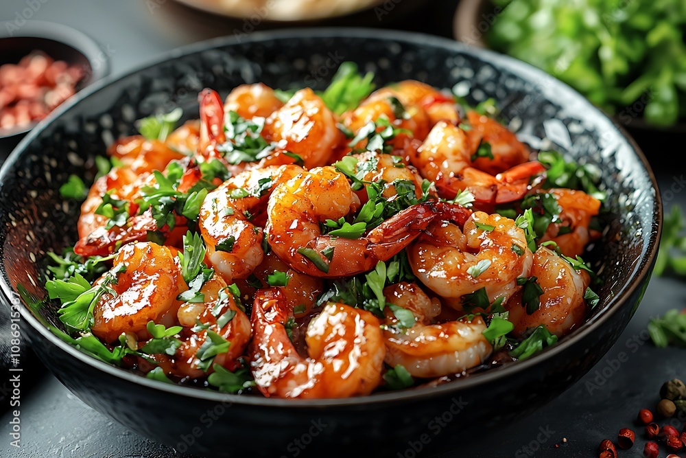 Glazed Shrimp with Parsley: A Delicious Recipe Glazed Shrimp with Parsley: A Delicious Recipe