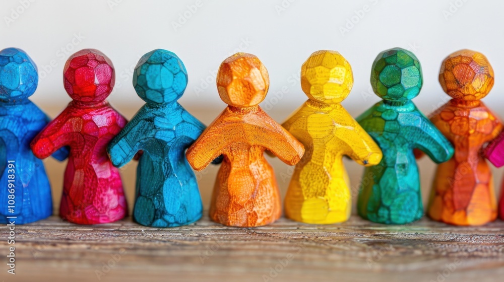 Fototapeta premium Collaborative Manager: Promotes collaboration by valuing team input and fostering an environment where diverse perspectives drive creative solutions and ideas. 