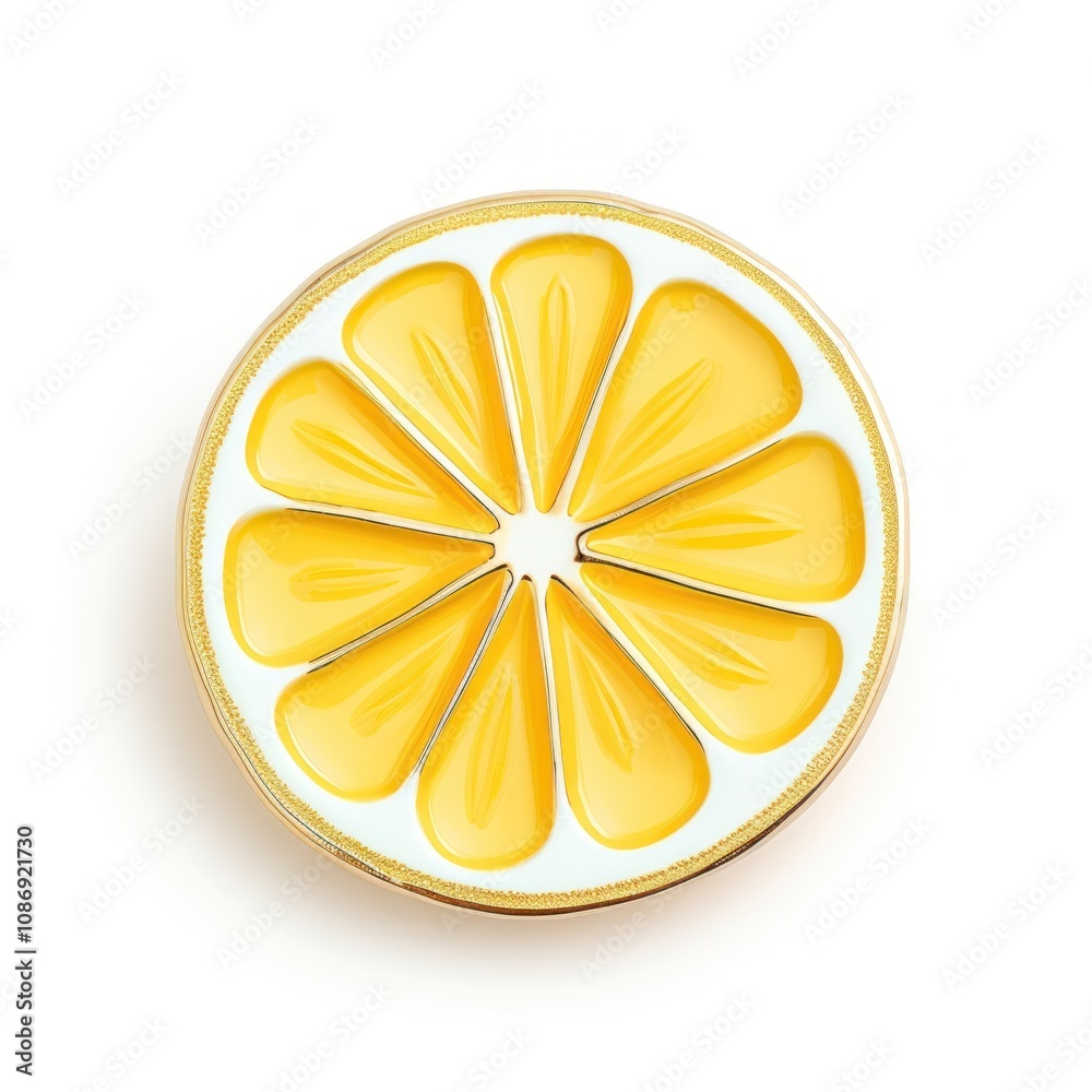 Brooch of lemon accessories grapefruit accessory. Brooch of lemon accessories grapefruit accessory.