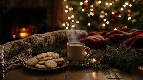 Wallpaper Mural A holiday coffee table Torontodigital.ca