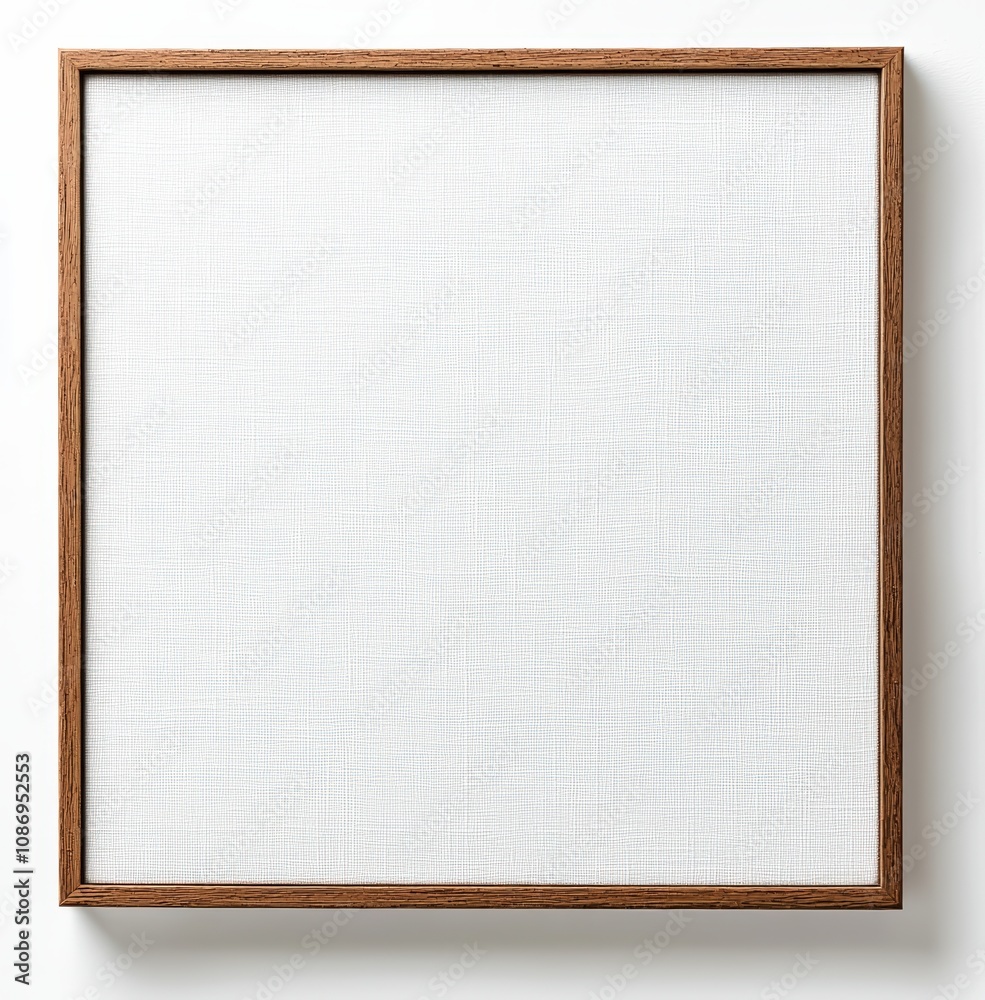 Fototapeta premium Blank Canvas in Frame