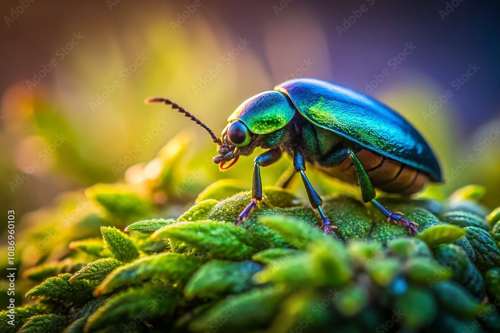 Minimalist Photography of a Hidden Beetle Among Natural Elements, Emphasizing the Beauty of Nature's Small Wonders in a Simple Yet Striking Composition Minimalist Photography of a Hidden Beetle Among Natural Elements, Emphasizing the Beauty of Nature's Small Wonders in a Simple Yet Striking Composition