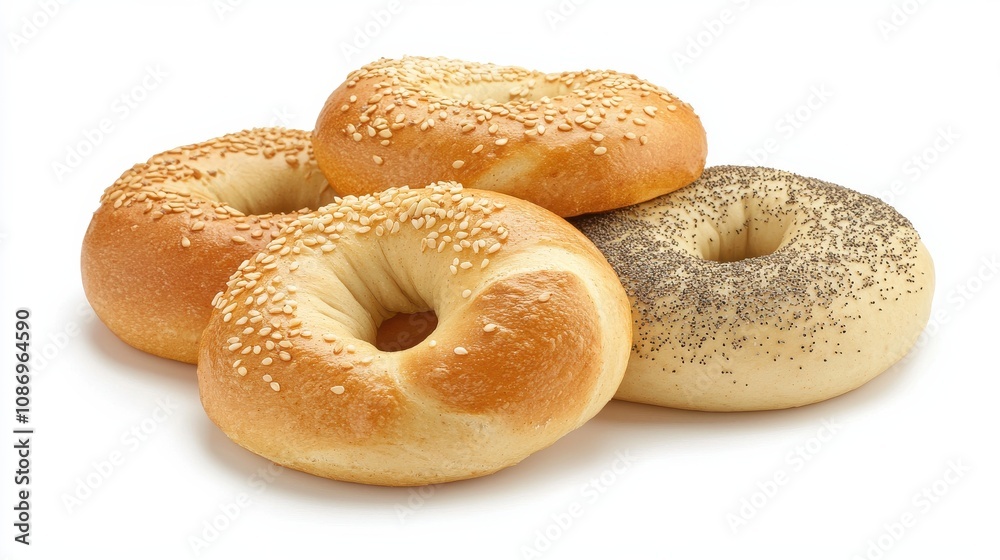 Savoring fresh bagels with coffee cozy café food photography bright lighting culinary delight Savoring fresh bagels with coffee cozy café food photography bright lighting culinary delight
