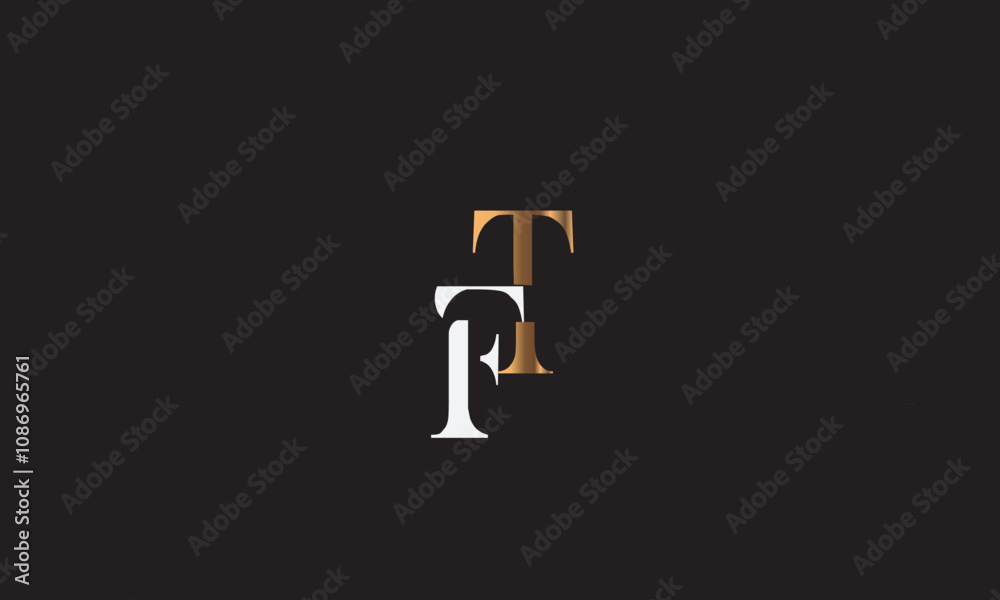 FT, TF , F , T , Abstract Letters Logo Monogram FT, TF , F , T , Abstract Letters Logo Monogram