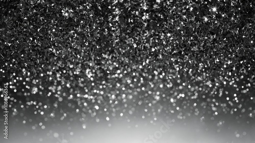 Wallpaper Mural Glittery black and white abstract christmas background Torontodigital.ca