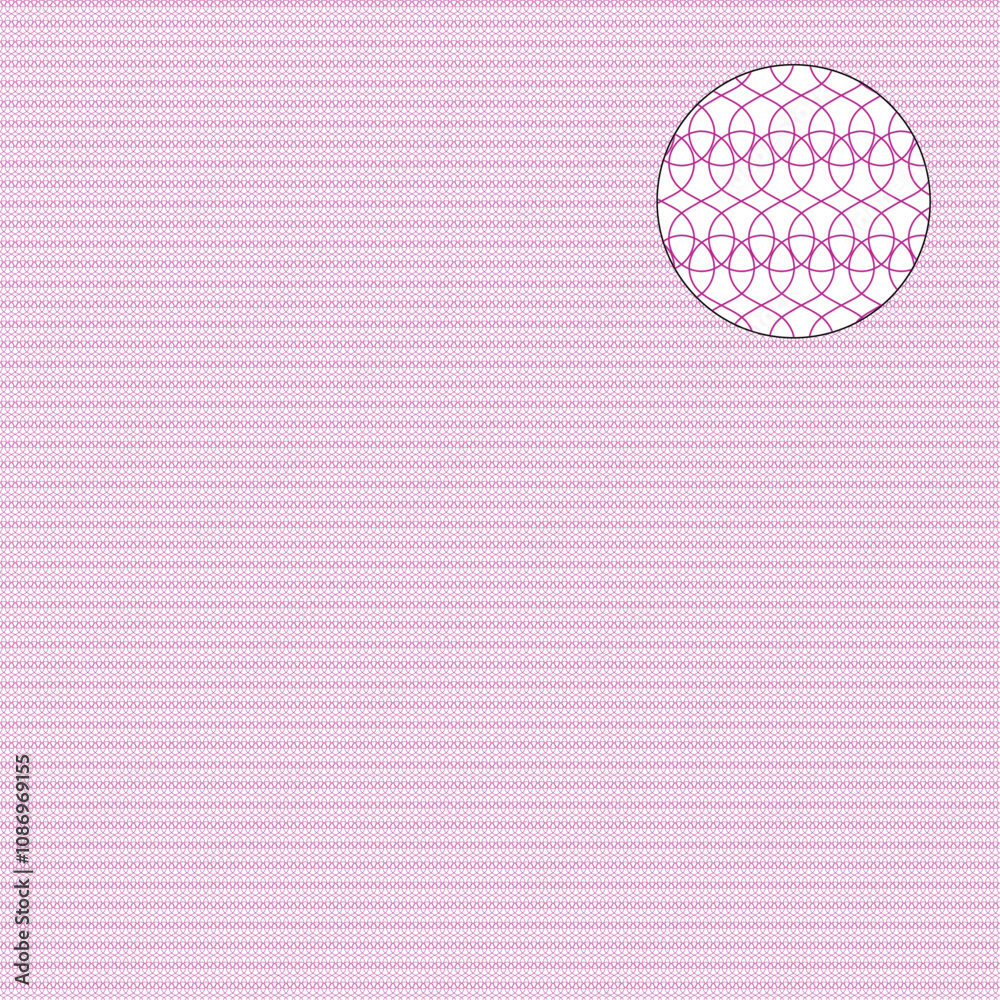 Decorative vector protective guilloche background grid with a beautiful pattern Decorative vector protective guilloche background grid with a beautiful pattern