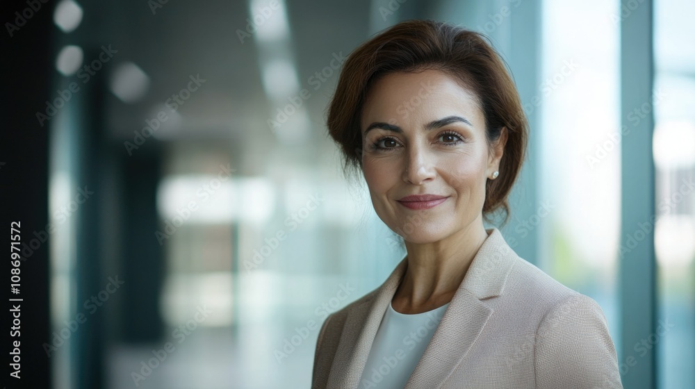 Fototapeta premium Professional Businesswoman Posing in Office