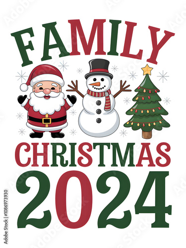 merry christmas card with santa claus