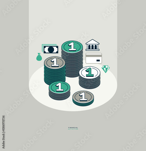 Financial activities concep...