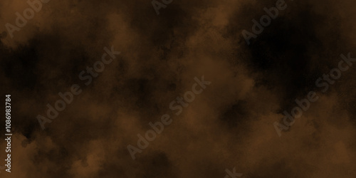 abstract cloud and vapor texture background. Black and orange smoke aquarelle smudge illustration smooth grungy smokey light red colors ink glow. orange color powder explosion	
