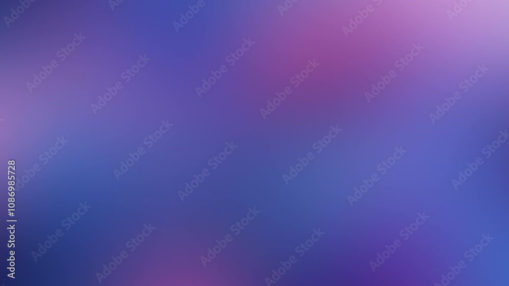 A striking gradient blending vibrant blue and purple hues with soft, fluid transitions, ideal for contemporary designs.
