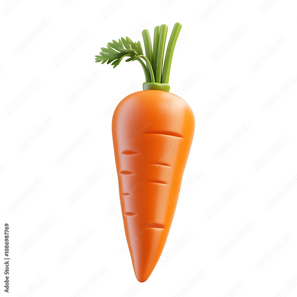 carrot with leaves 3d render icon isolated on transparent background cutout carrot with leaves 3d render icon isolated on transparent background cutout