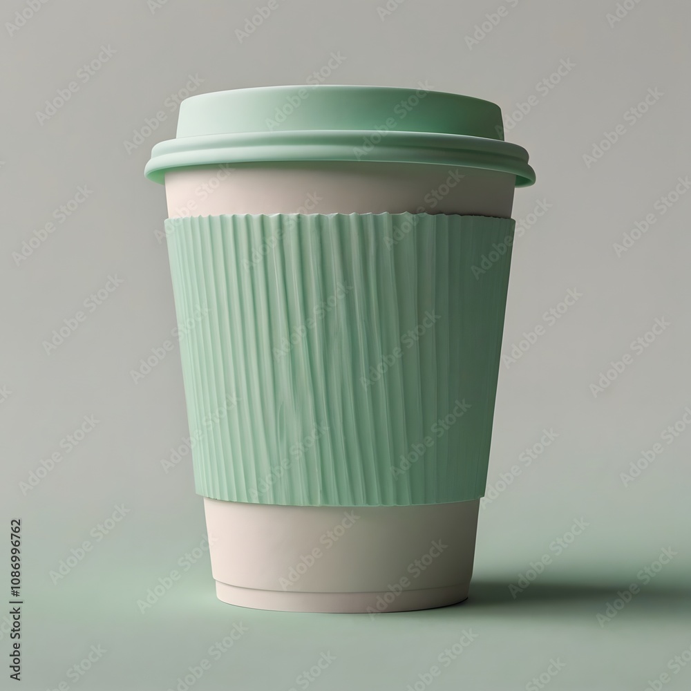 coffee cup and paper coffee cup and paper