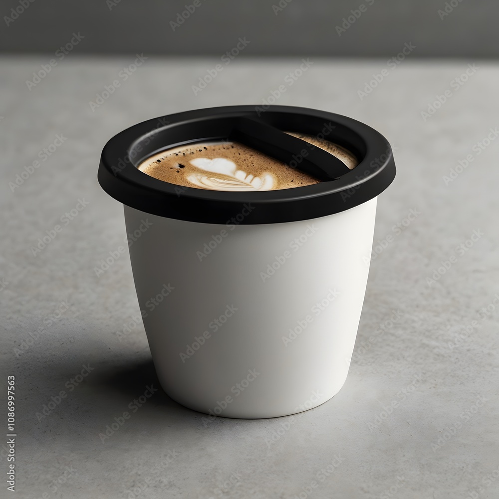 coffee cup and beans coffee cup and beans