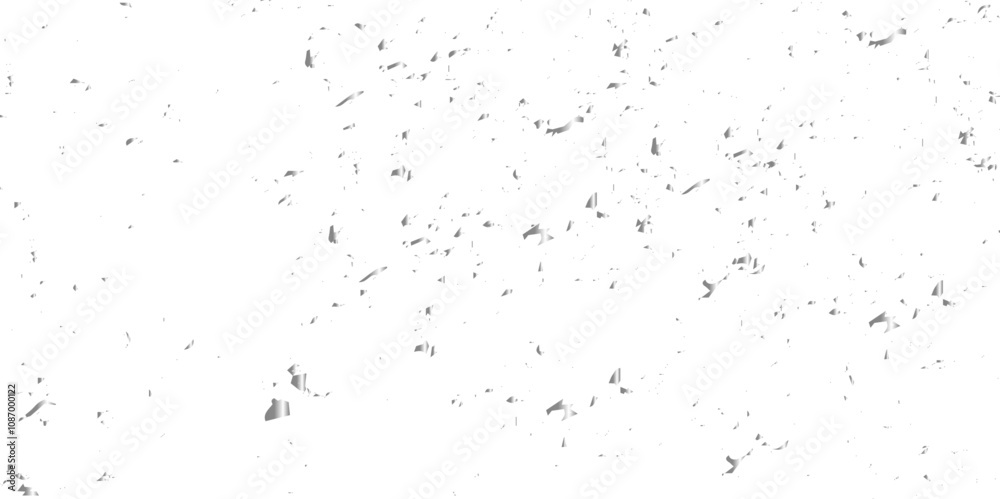 Silver shiny glitter sparkle confetti falling down on transparent background. Vector illustration. Silver shiny glitter sparkle confetti falling down on transparent background. Vector illustration.