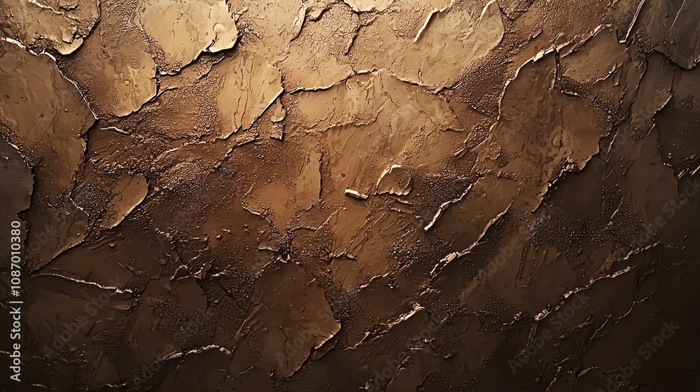 Naklejka premium Nature-inspired abstract background with tree bark textures and earthy brown gradients, 8k, high detail