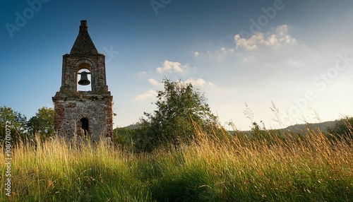 church in the field photo