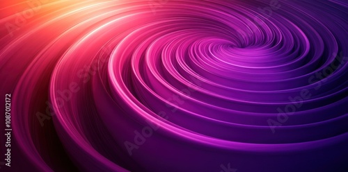 Abstract Swirling Purple and Pink Light Pattern