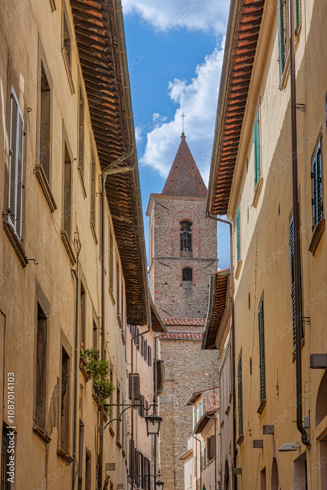 Nestled in the heart of Arezzo, Italy, the Chiesa di San Michele Arcangelo stands as a testament to the city's rich history and artistic heritage