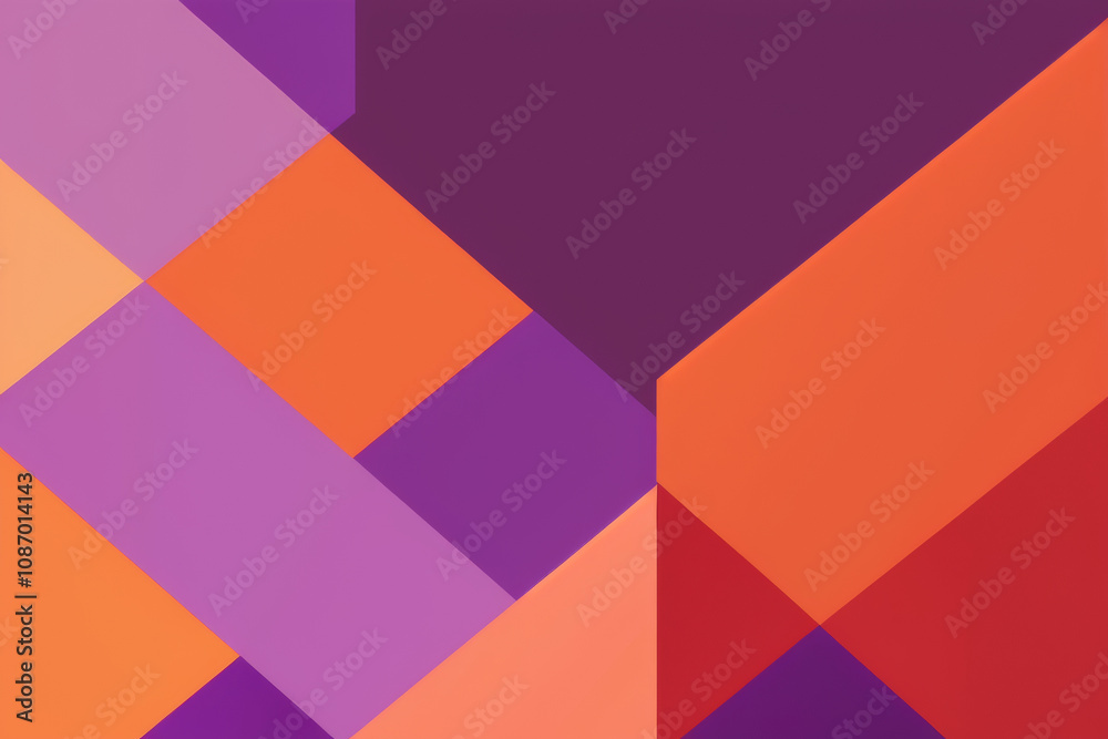 an abstract geometric pattern with intersecting shapes in shades of purple, orange, and red an abstract geometric pattern with intersecting shapes in shades of purple, orange, and red