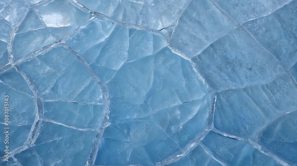 Obraz premium cold steel ice texture or background