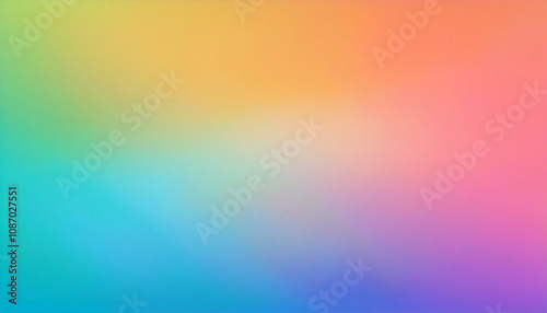 Abstract Rainbow Gradient Background Pastel Hues and Smooth Blending for Design Projects