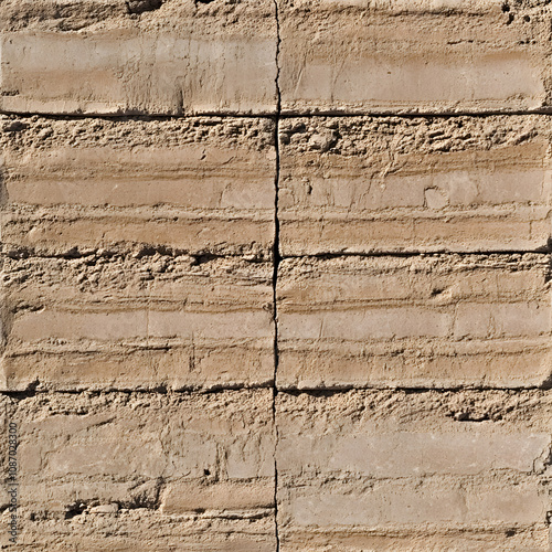 rammed earth texture seamless photo