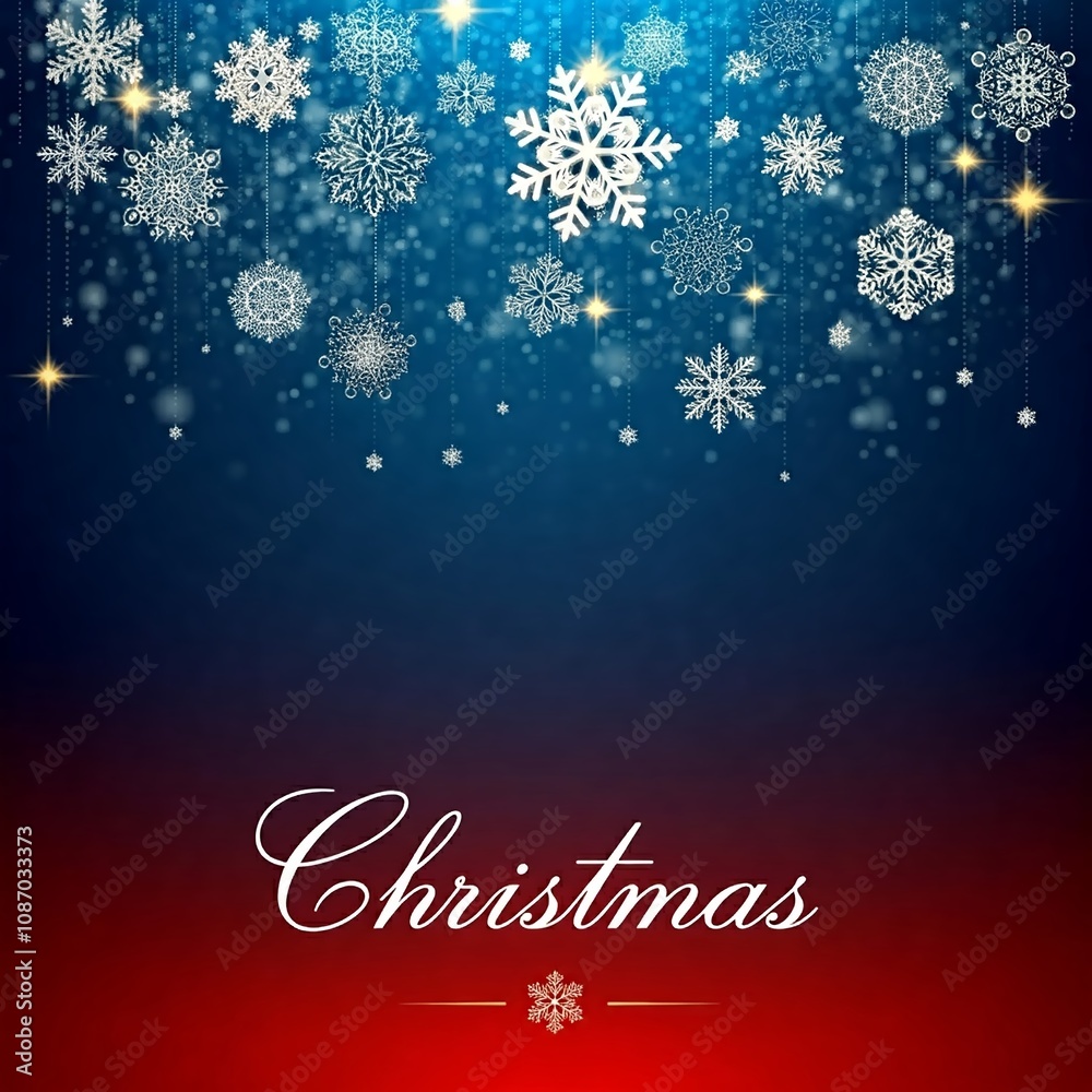 Festive Christmas background with paper snowflakes and sparkling bokeh effect. Perfect for holiday cards, website banners and social media posts. Festive Christmas background with paper snowflakes and sparkling bokeh effect. Perfect for holiday cards, website banners and social media posts.