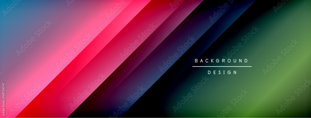 Colorful gradient with lines made of shadow and light. Creative background Colorful gradient with lines made of shadow and light. Creative background
